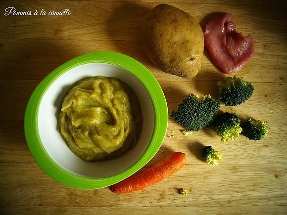 Purée warzywne z cielęciną dla niemowląt