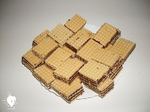 Wafelki przekładane