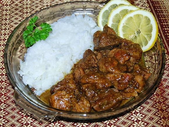 Curry z wieprzowiny - shikar kari