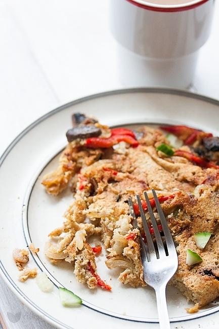 Wegański omlet