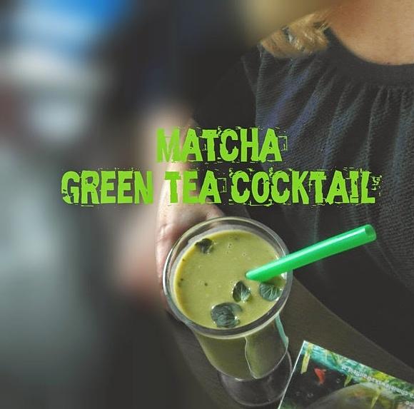 Koktajl z matcha - matcha green tea cocktail