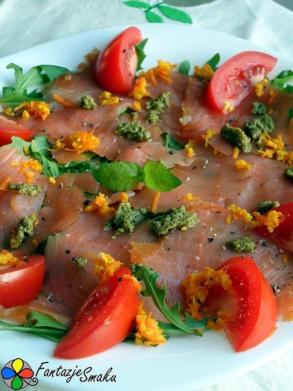 Carpaccio z łososiem