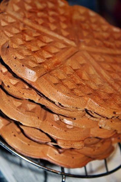 Najlepsze na święta: Czekoladowe gofry