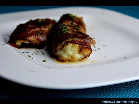 Dorsz z pesto pistacjowym w szynce parmeńskiej