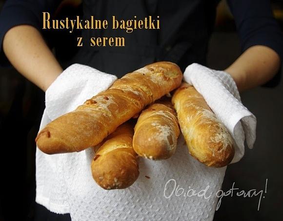 Rustykalne bagietki z serem