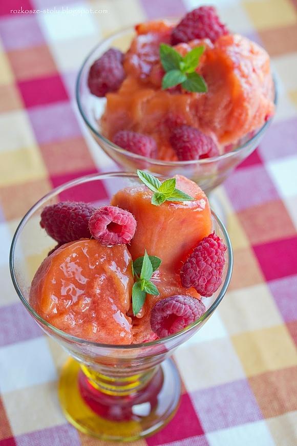 Sorbet mango-malinowy