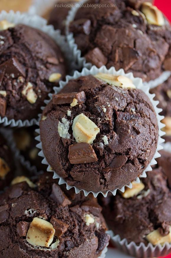 Potrójnie czekoladowe muffiny