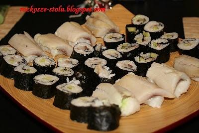 Sushi z śledziem - polska wersja