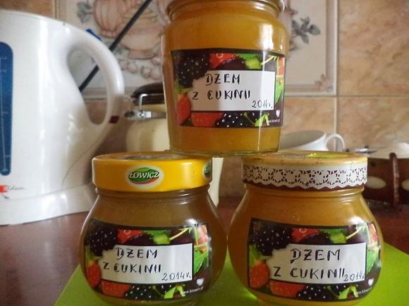 Dżem cukiniowo-pomarańczowy
