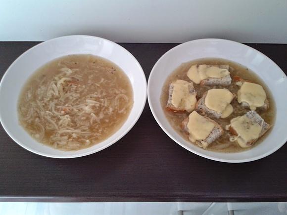 Szybka zupa cebulowa