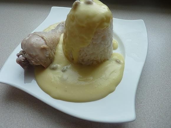 Kurczak w białym sosie słodko-kwaśnym