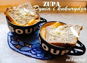 Zupa z dyni i kukurydzy