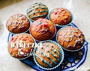 Muffiny z czekoladą babeczki babcie