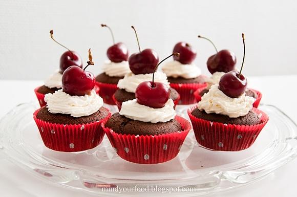 Babeczki czekoladowe z mascarpone