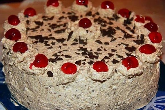 Kolejne urodziny tort w stylu retro