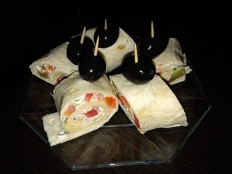 Szybka tortilla z serkiem śmietankowym