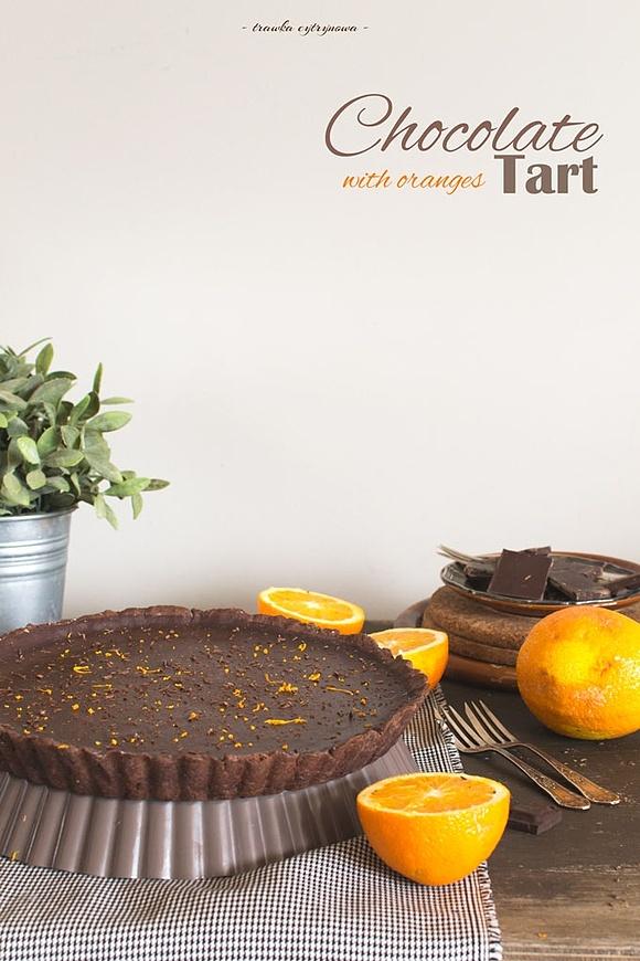 Tarta czekoladowa ze skórką pomarańczy