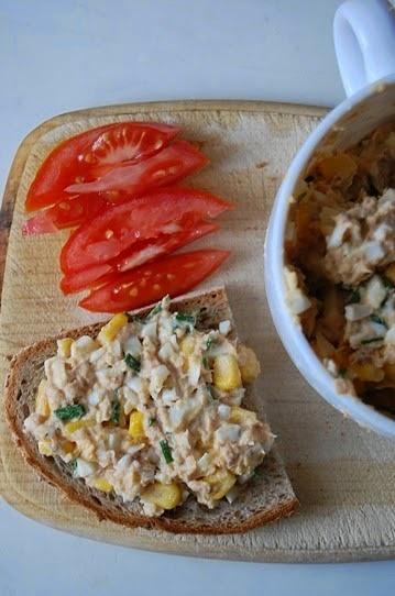 Pasta z tuńczyka z kukurydzą