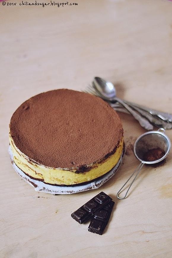 Czekoladowa niedziela sernik marmurkowy na spodzie brownie