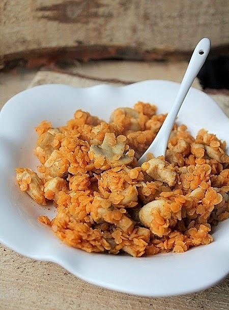 Ciecierzyca, filet i pieczarki dietetyczne