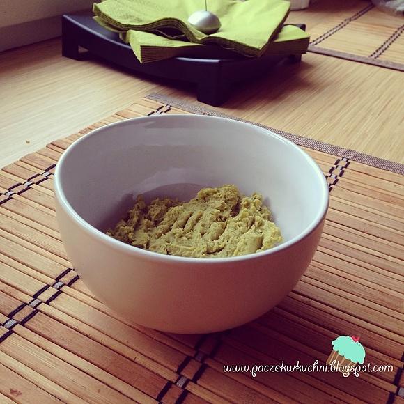 Puree z zielonego groszku