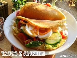 Tacos z jajkiem i warzywami