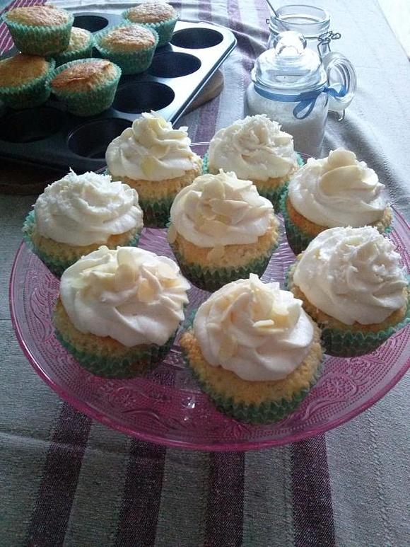 Muffiny z kremem kokosowym