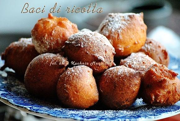Baci di ricotta - delikatne pączki z ricotty