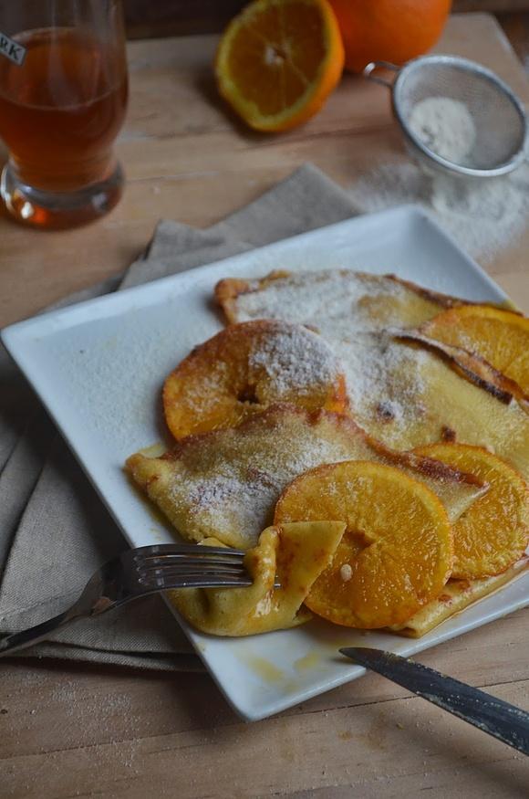Koko crêpes suzette bezglutenowe z pomarańczą