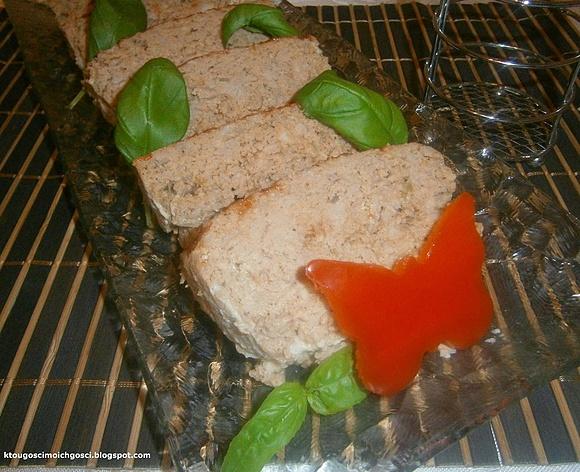 Pieczeń z mięsa mielonego z keczupem