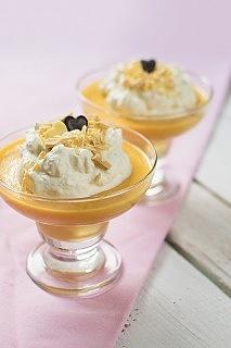 Deser karmelowo-mango z marshmallows i mascarpone