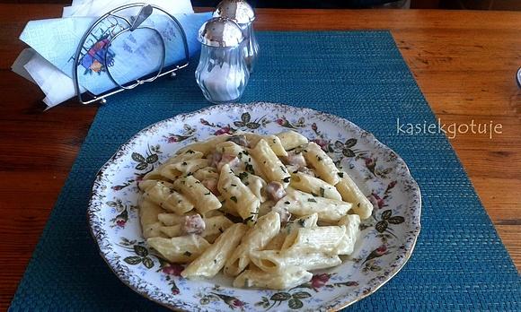 Penne carbonara