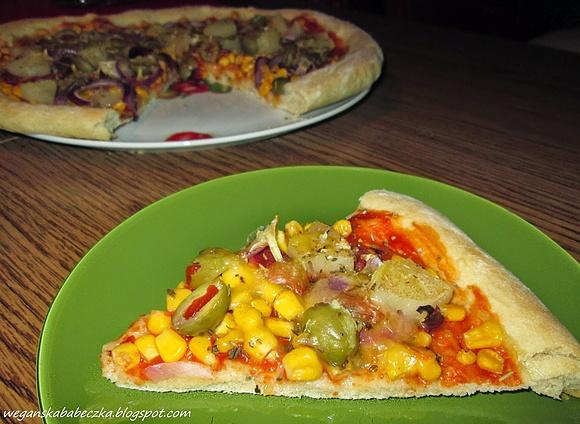 Wegańska pizza