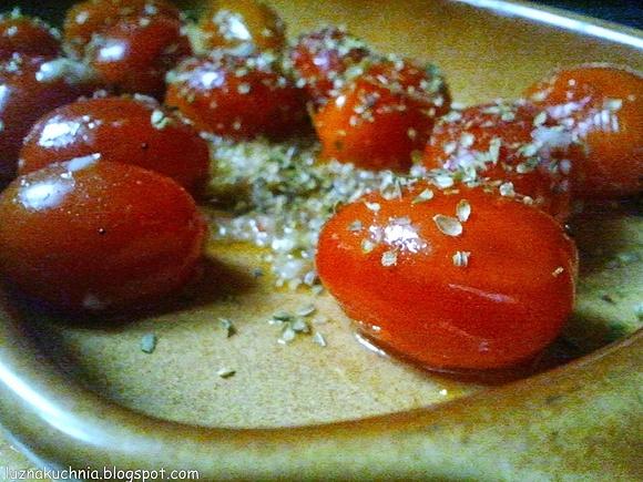 Schab z salsą i clafoutis z fetą
