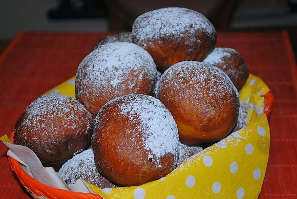 Pączki z nierafinowanym olejem palmowym