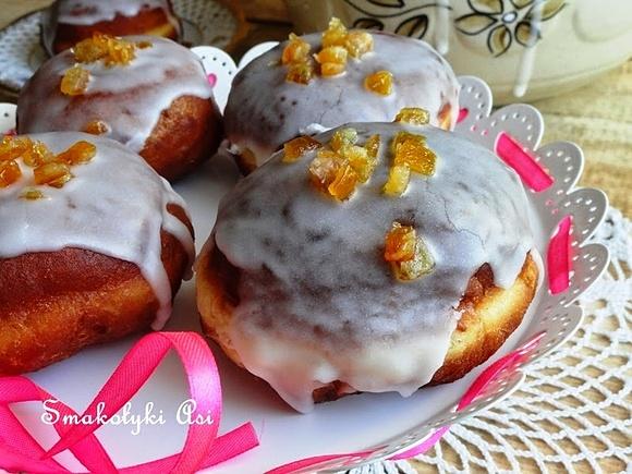 Pączki z nadzieniem z róży - tradycyjne i murzyńskie