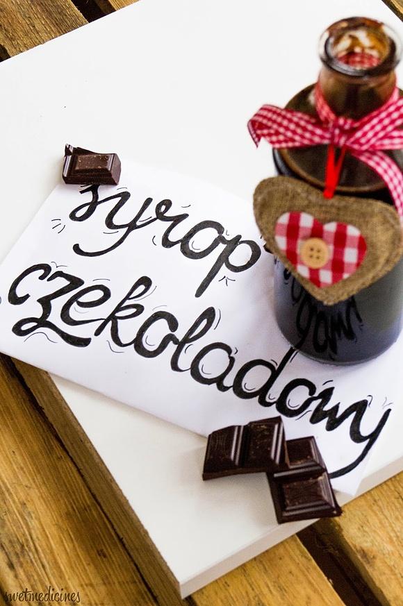 Syrop czekoladowy do kawy lodów i pancake'ów