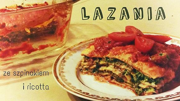Naleśnikowa lazania ze szpinakiem i ricotą