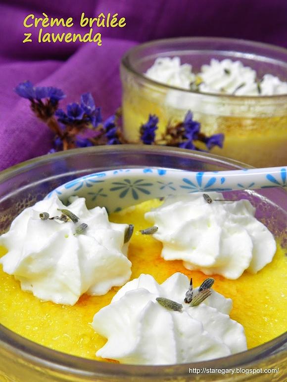 Crème brûlée z lawendą