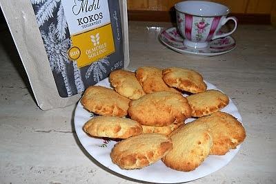 Kokosowe biszkopty bez glutenu i cukru