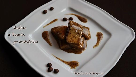 Śledzie w kawie po szwedzku