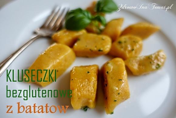 Kluski jaglane z batatami bezglutenowe i mleczne dla dzieci