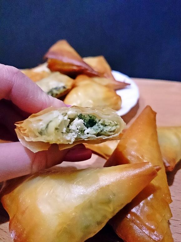 Pierożki spanakopitas