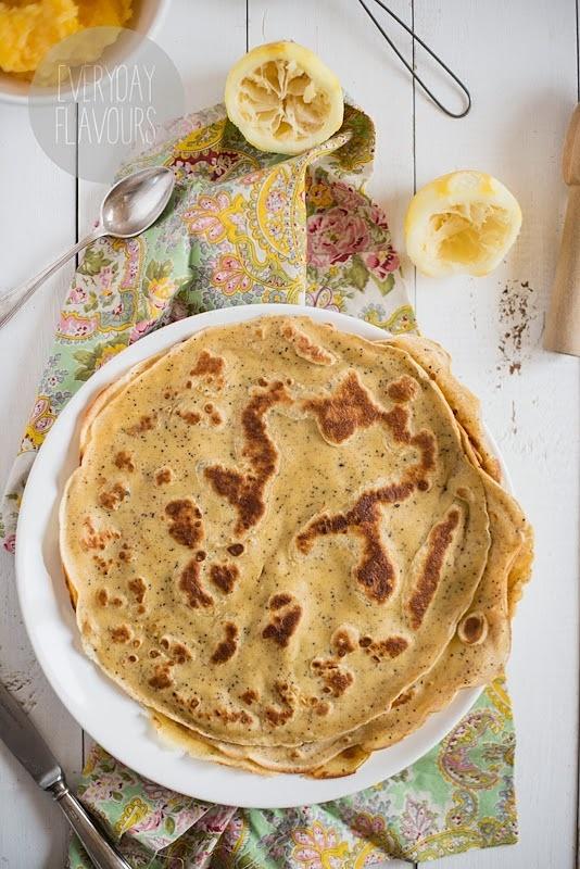 Naleśniki z makiem i lemon curd