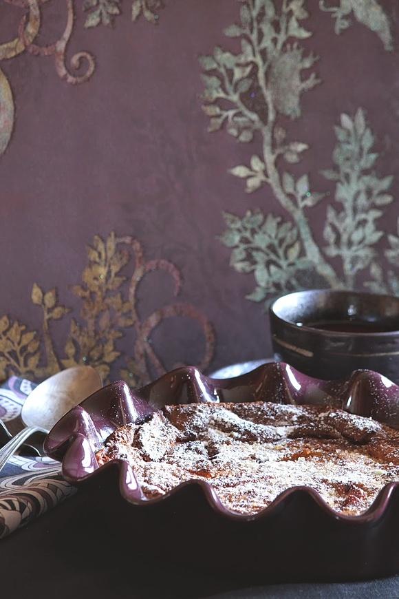Clafoutis z jabłkami i cynamonem