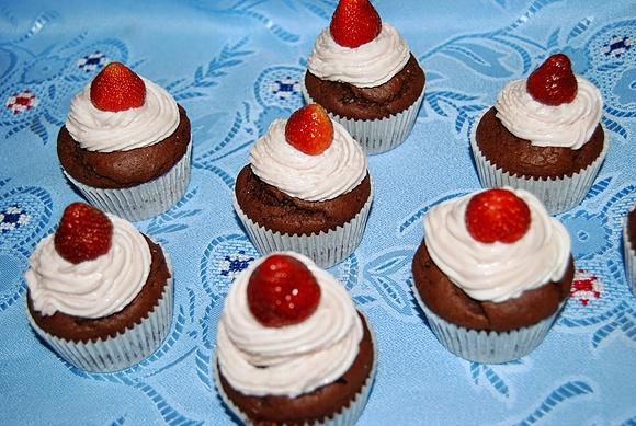 Babeczki z kremem mascarpone