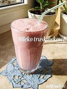 Mleko truskawkowe na szybko i smacznie