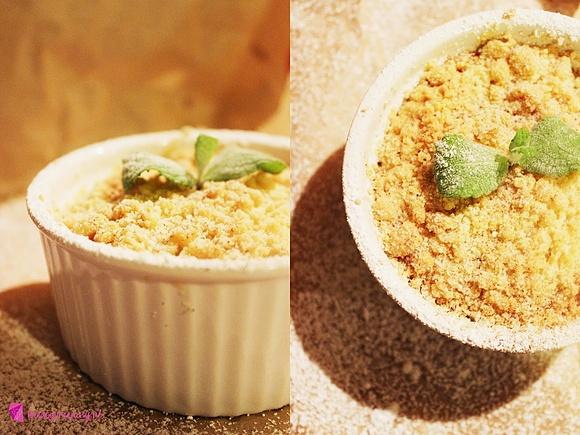 Crumble z jabłkami