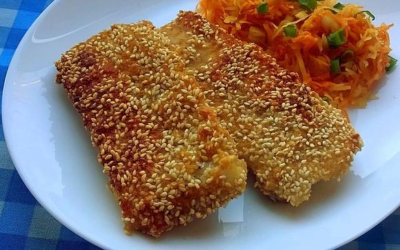 Mintaj w sezamie