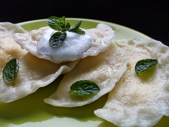 Pierogi z serem na słodko
